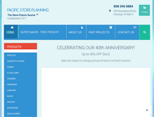 Tablet Screenshot of pacificstoreplanning.com